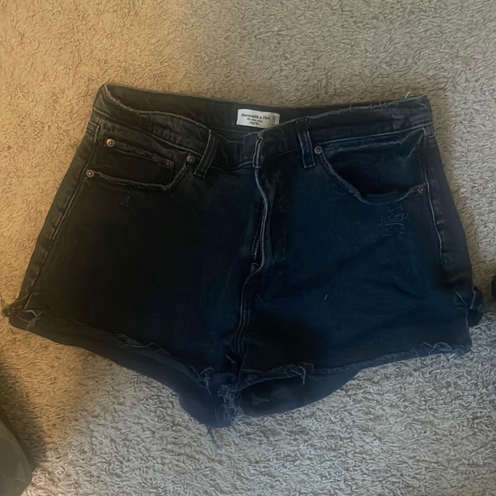 Abercrombie black shorts